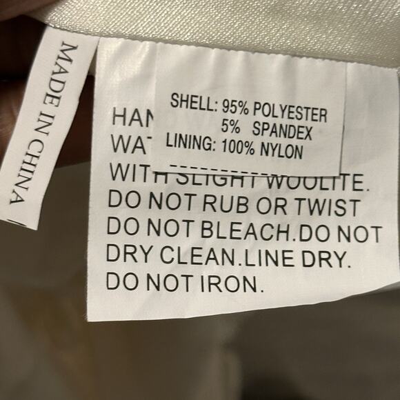 Mandalay Gown 6 Maxi Mermaid V-Neck Ruffle Satin White NWT Bridal Fairy - Picture 8 of 9